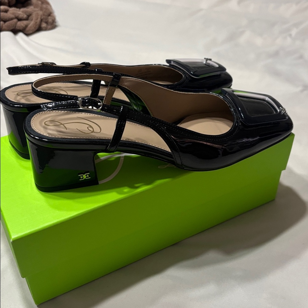 Sam Edelman Black Slingbacks - Picture 4 of 5
